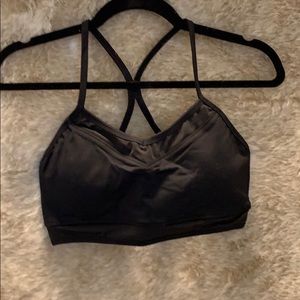 NWOT Vaunt Kiki crop black sport bra